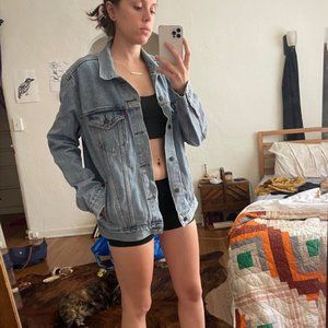 Levis Men's Denim Jean Jacket Size Large Light Blue